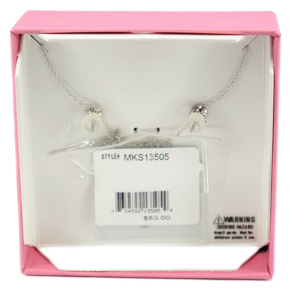 Lily Nily $80 Sterling Silver Crystal Star Pendant - Picture 2 of 2